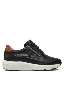 Sneakersy Clarks Tivoli Zip 26176648 Czarny ze sklepu eobuwie.pl w kategorii Buty sportowe damskie - zdjęcie 182030349