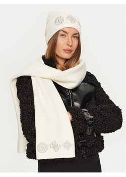 Czapka Guess AW5177 POL01 Biały ze sklepu eobuwie.pl w kategorii Czapki zimowe damskie - zdjęcie 182030505