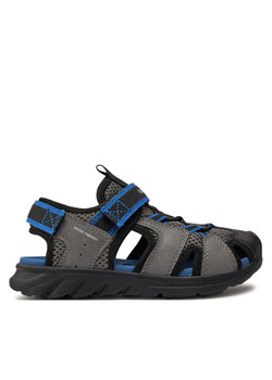 Sandały Geox J Sandal Airadyum Bo J45F1F 014ME C0069 S Szary ze sklepu eobuwie.pl w kategorii Sandały dziecięce - zdjęcie 182030789