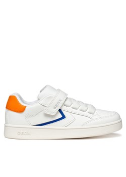 Sneakersy Geox J Eclyper J55LSA 5411 C1383 D Biały ze sklepu eobuwie.pl w kategorii Buty sportowe dziecięce - zdjęcie 182030957