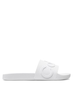 Klapki Calvin Klein Pool Slide HM0HM01519 Biały ze sklepu eobuwie.pl w kategorii Klapki męskie - zdjęcie 182030975