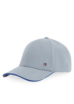 Czapka z daszkiem Tommy Hilfiger Th Corp Flannel 6 Panel Cap AM0AM13164 Szary ze sklepu eobuwie.pl w kategorii Czapki z daszkiem męskie - zdjęcie 182031426