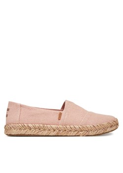 Espadryle Toms Alpargata Rope 10021943 Różowy ze sklepu eobuwie.pl w kategorii Espadryle męskie - zdjęcie 182031589