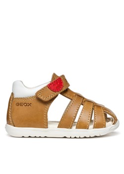 Sandały Geox B Sandal Macchia B254VA 0CL54 CT61Z Brązowy ze sklepu eobuwie.pl w kategorii Sandały dziecięce - zdjęcie 182031629
