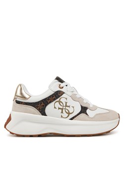 Sneakersy Guess FLPLUC PEL12 Biały ze sklepu eobuwie.pl w kategorii Buty sportowe damskie - zdjęcie 182031998