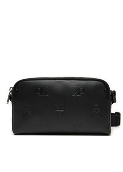 Torebka Calvin Klein Jeans K50K513000 Czarny ze sklepu eobuwie.pl w kategorii Listonoszki - zdjęcie 182032137