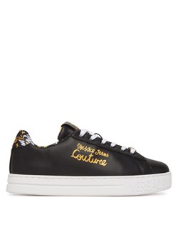 Sneakersy Versace Jeans Couture 78VA3SKL Czarny ze sklepu eobuwie.pl w kategorii Buty sportowe damskie - zdjęcie 182032219