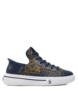Sneakersy Skechers Snoop One-Double G 251017/NVY Granatowy ze sklepu eobuwie.pl w kategorii Trampki męskie - zdjęcie 182032327