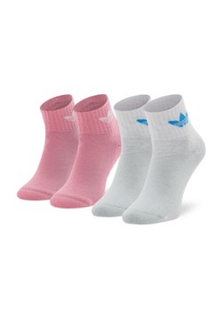 Zestaw 2 par wysokich skarpet dziecięcych adidas Anti-Slip HM1696 Kolorowy ze sklepu eobuwie.pl w kategorii Skarpetki dziecięce - zdjęcie 182032385