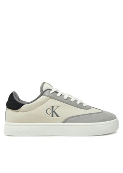 Sneakersy Calvin Klein Jeans Classic Cupsole Low Mix Mg YM0YM01169 Écru ze sklepu eobuwie.pl w kategorii Buty sportowe męskie - zdjęcie 182032465