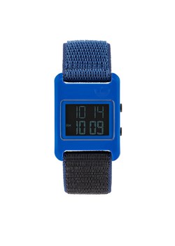 Zegarek adidas Originals Retro Pop Digital Watch AOST23066 Niebieski ze sklepu eobuwie.pl w kategorii Zegarki - zdjęcie 182032477