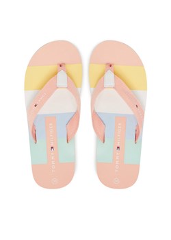 Japonki Tommy Hilfiger T3A8-33806-0058Y913 S Różowy ze sklepu eobuwie.pl w kategorii Klapki dziecięce - zdjęcie 182032528
