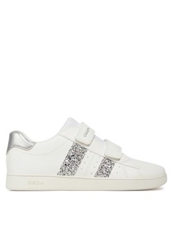 Sneakersy Geox J Eclyper Girl J45LRA 000BC C0007 D Biały ze sklepu eobuwie.pl w kategorii Trampki dziecięce - zdjęcie 182032657