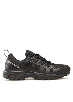 Trekkingi Salomon X Braze GORE-TEX L47180400 Czarny ze sklepu eobuwie.pl w kategorii Buty trekkingowe męskie - zdjęcie 182032665