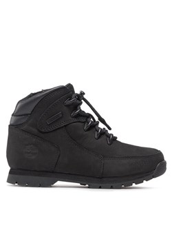 Trapery Timberland Euro Rock TB0A43N20011 Czarny ze sklepu eobuwie.pl w kategorii Buty zimowe dziecięce - zdjęcie 182032706