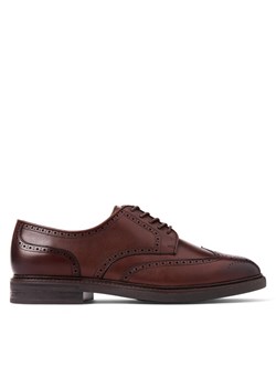 Półbuty Polo Ralph Lauren 803955640003 Brązowy ze sklepu eobuwie.pl w kategorii Buty eleganckie męskie - zdjęcie 182032716