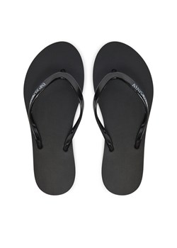 Japonki Emporio Armani XVQS09 XN118 00002 Czarny ze sklepu eobuwie.pl w kategorii Klapki damskie - zdjęcie 182032817
