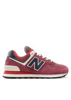 Sneakersy New Balance U574RX2 Bordowy ze sklepu eobuwie.pl w kategorii Buty sportowe męskie - zdjęcie 182032945