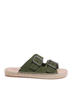 Espadryle QUAZI QZ-63-04-000623 Zielony ze sklepu eobuwie.pl w kategorii Espadryle męskie - zdjęcie 182032996