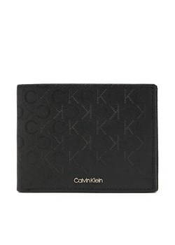 Duży Portfel Męski Calvin Klein Trifold 10Cc W/Coin K50K512684 Czarny ze sklepu eobuwie.pl w kategorii Portfele męskie - zdjęcie 182033099