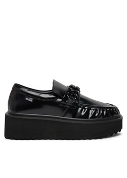 Loafersy LOVE MOSCHINO JA10446I0LJD0000 Czarny ze sklepu eobuwie.pl w kategorii Lordsy damskie - zdjęcie 182033415