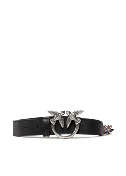 Pasek Damski Pinko Love Chandelier Belt H3 20222 PLT01 1H214A.A088 Czarny ze sklepu eobuwie.pl w kategorii Paski damskie - zdjęcie 182033469