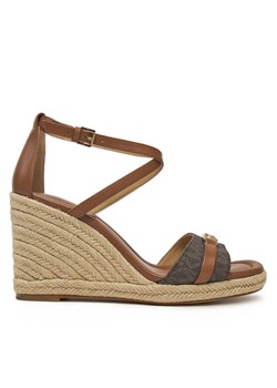Espadryle Michael Kors Mandy Wedge 40R5MAMS2B Brązowy - id: 0000304978241 - marki Michael Kors - 182033486 Espadryle Michael Kors Mandy Wedge 40R5MAMS2B Brązowy ze sklepu eobuwie.pl w kategorii Espadryle damskie - zdjęcie 182033486