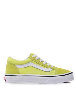 Tenisówki Vans Old Skool VN0A7Q5FZUD1 Zielony ze sklepu eobuwie.pl w kategorii Trampki dziecięce - zdjęcie 182033506
