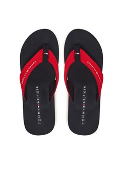 Japonki Tommy Hilfiger Nyc Beach Sandal FM0FM05437 Czerwony ze sklepu eobuwie.pl w kategorii Klapki męskie - zdjęcie 182033685