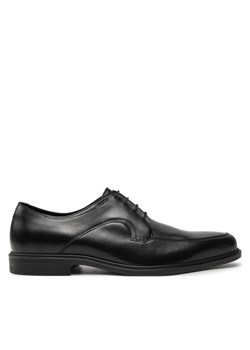 Półbuty Hugo Kerr Derb 50522956 Czarny ze sklepu eobuwie.pl w kategorii Buty eleganckie męskie - zdjęcie 182033686