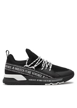 Sneakersy Versace Jeans Couture 76YA3SA3 Czarny ze sklepu eobuwie.pl w kategorii Buty sportowe męskie - zdjęcie 182034106