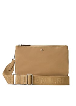 Torebka LAUREN RALPH LAUREN Landyn 431970156001 Brązowy ze sklepu eobuwie.pl w kategorii Listonoszki - zdjęcie 182034205
