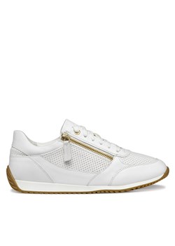 Sneakersy Geox D Calithe D36N0A 05485 C1000 Biały ze sklepu eobuwie.pl w kategorii Buty sportowe damskie - zdjęcie 182034676