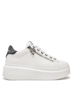 Sneakersy KARL LAGERFELD Ankapri KL63527 Biały ze sklepu eobuwie.pl w kategorii Buty sportowe damskie - zdjęcie 182034737