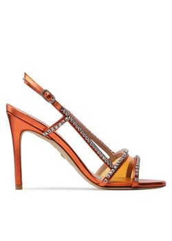 Sandały Stuart Weitzman Mondrian Glam 100 Sa SC242 Pomarańczowy ze sklepu eobuwie.pl w kategorii Sandały damskie - zdjęcie 182034819