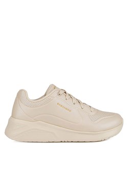Sneakersy Skechers UNO LIGHT 8750063 NAT Beżowy ze sklepu eobuwie.pl w kategorii Buty sportowe damskie - zdjęcie 182034988