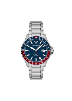 Zegarek Emporio Armani Diver AR11590 Srebrny ze sklepu eobuwie.pl w kategorii Zegarki - zdjęcie 182035306