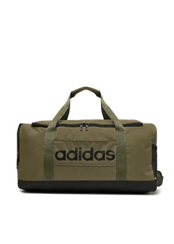 Torba adidas Linear Duffel Medium IN6119 Khaki ze sklepu eobuwie.pl w kategorii Torby podróżne - zdjęcie 182035435