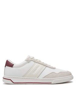 Sneakersy Calvin Klein Low Top Lace Up Mix HM0HM01548 Biały ze sklepu eobuwie.pl w kategorii Buty sportowe męskie - zdjęcie 182035608