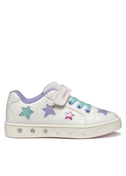 Sneakersy Geox J Skylin J558WB 0BCKC C0653 M Biały ze sklepu eobuwie.pl w kategorii Buty sportowe dziecięce - zdjęcie 182035629