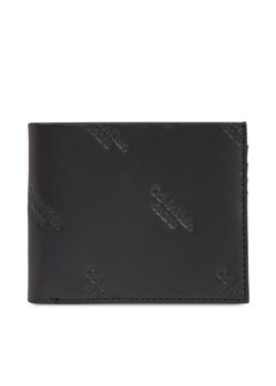 Duży Portfel Męski Calvin Klein Jeans Logo Print Bifold Id K50K511814 Czarny ze sklepu eobuwie.pl w kategorii Portfele męskie - zdjęcie 182035715