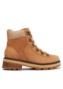 Trapery Sorel Lennox™ Hiker Stkd Wp NL4841-253 Brązowy ze sklepu eobuwie.pl w kategorii Workery damskie - zdjęcie 182035798