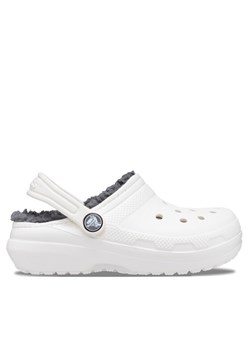 Klapki Crocs Classic Lined Clog Kids 207010 Biały ze sklepu eobuwie.pl w kategorii Klapki damskie - zdjęcie 182035838
