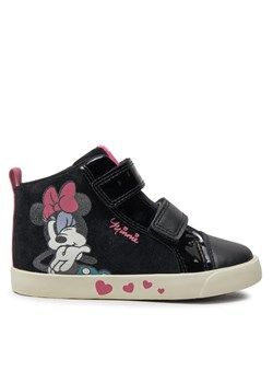 Sneakersy Geox B Kilwi Girl B46D5B 022HH C9289 S Czarny ze sklepu eobuwie.pl w kategorii Buty sportowe dziecięce - zdjęcie 182035996