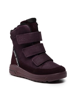 Śniegowce ECCO Uban Snowboarder GORE-TEX 72233251504 Fioletowy ze sklepu eobuwie.pl w kategorii Buty zimowe dziecięce - zdjęcie 182036197