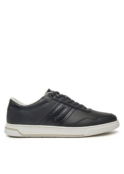 Sneakersy Calvin Klein Low Top Lace Up Logo HM0HM01653 Czarny ze sklepu eobuwie.pl w kategorii Buty sportowe męskie - zdjęcie 182036487