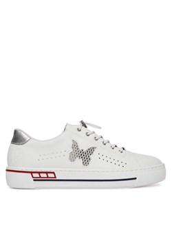 Sneakersy Rieker L8857-80 Biały ze sklepu eobuwie.pl w kategorii Buty sportowe damskie - zdjęcie 182036539