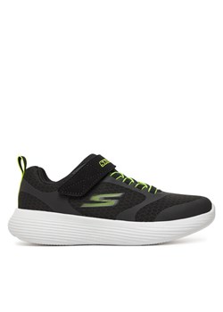 Sneakersy Skechers Go Run 400 V2-Goltran 405095L/BKYL Czarny ze sklepu eobuwie.pl w kategorii Buty sportowe dziecięce - zdjęcie 182036657