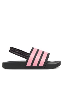 Sandały adidas adilette Estrap JR5330 Czarny ze sklepu eobuwie.pl w kategorii Sandały dziecięce - zdjęcie 182036927