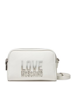 Torebka LOVE MOSCHINO JC4255PP0MKD0100 Biały ze sklepu eobuwie.pl w kategorii Listonoszki - zdjęcie 182037016